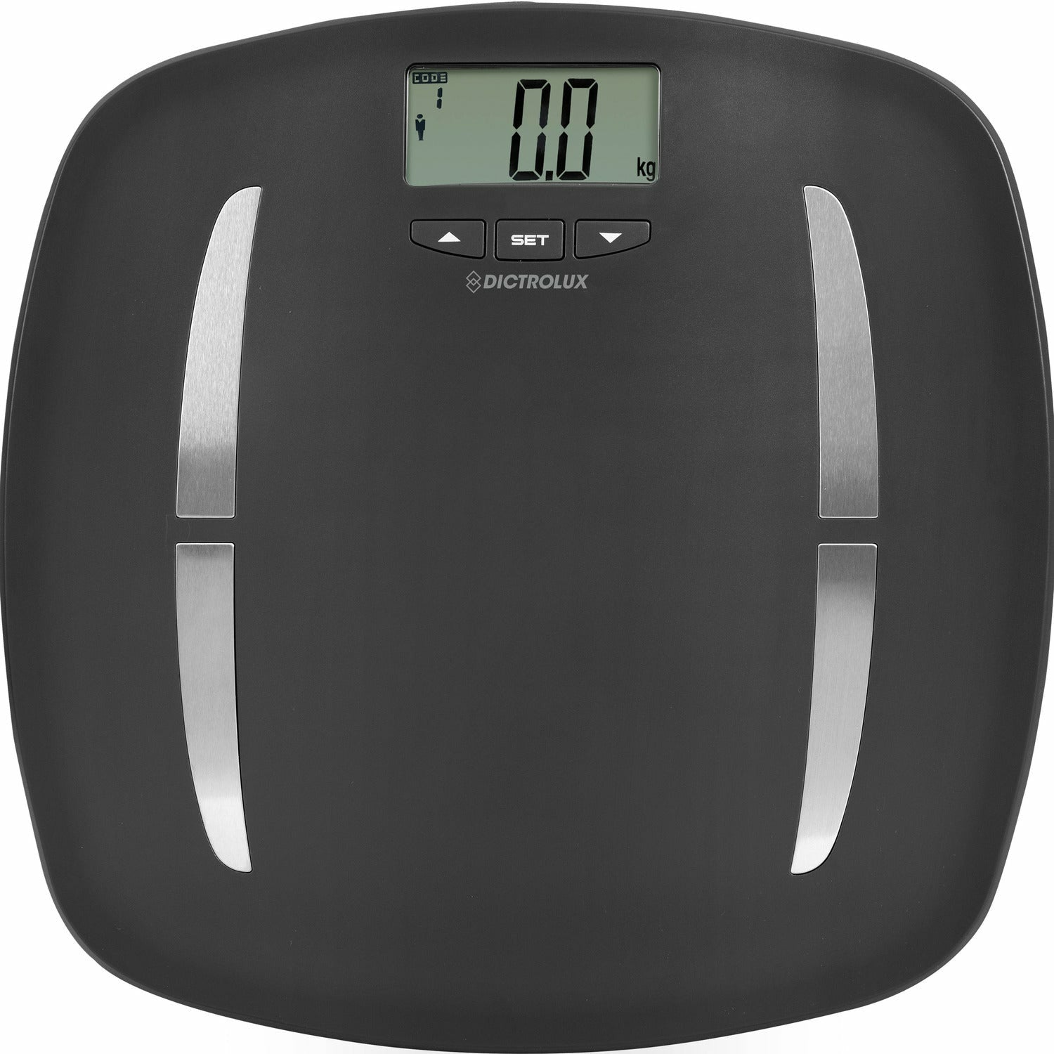 DICTROLUX - Bilancia Pesapersone Elettronica 180 kg con Calcolo Composizione Corporea